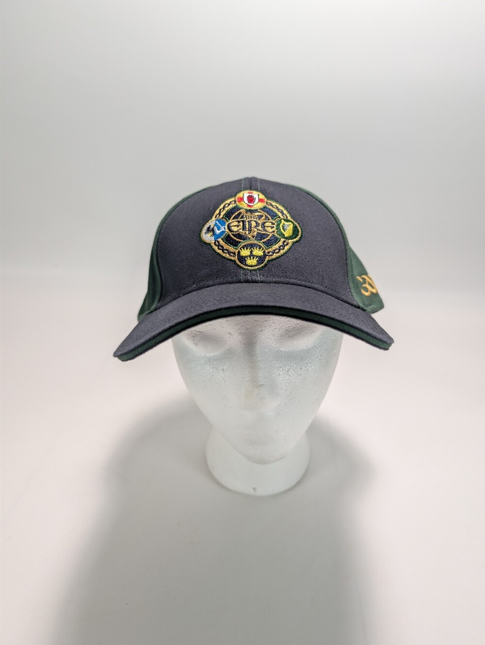 Lansdowne GAA Eire Embroidered Crest Navy & Green Adjustable Size Cap NWT